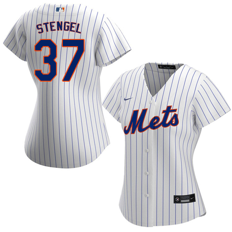 Nike Women #37 Casey Stengel New York Mets Baseball Jerseys Sale-White